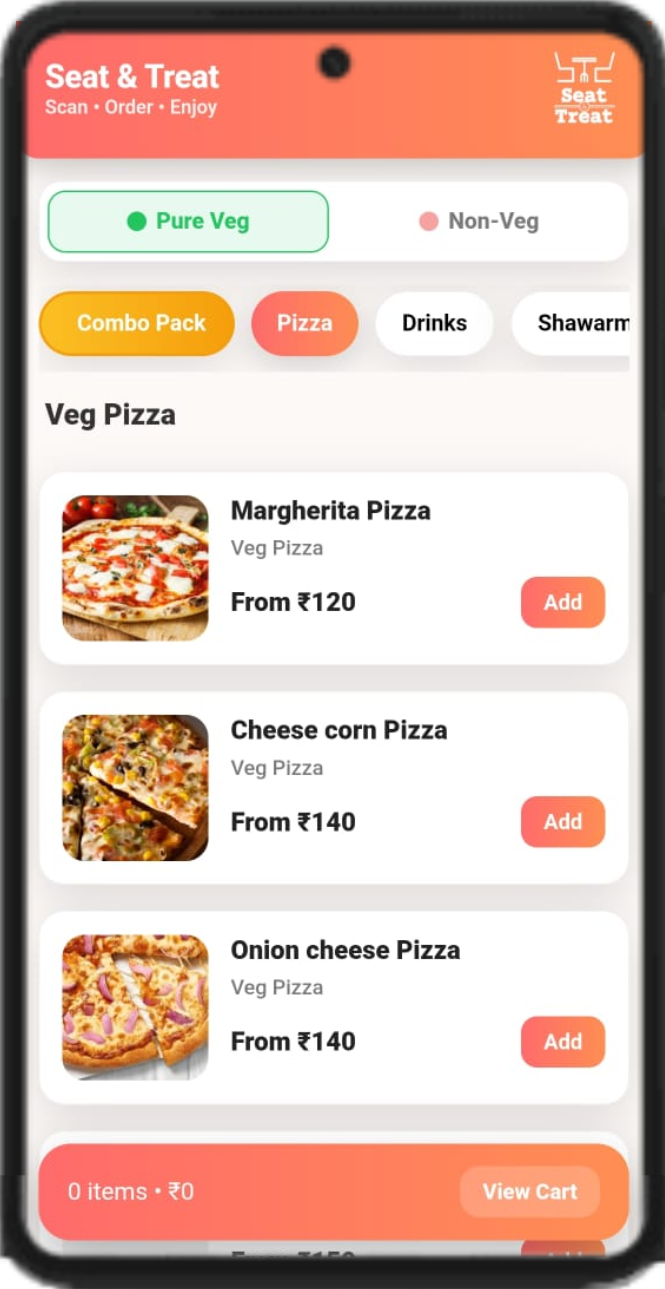 Customer QR Menu